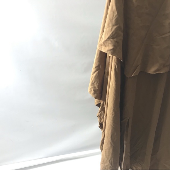 Anthropologie Pilcro Khaki Oversize Poncho Utility Jacket in Tan Color One Size - Picture 3 of 12